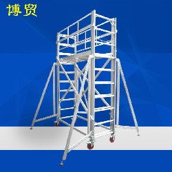 欧标 铝手动起落平台梯-定造D35